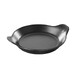 Set de 6 fc plat a uf 15cm noir effet fonte