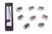 Set de 8 galets porte couteaux "Vins des Côtes du Rhône"
