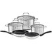 Set de base Basic Line 5 pièces Ustensiles de cuisson, acier inoxydable