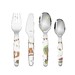 Set 4 couverts de table en inox pour enfant 'Amis de la forêt'