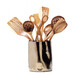 Spatule perforée en acacia