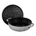 Staub Braisière fonte ronde 24 cm 2,39 L Gris graphite