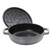 Staub Braisière fonte ronde 24 cm 2,39 L Gris graphite