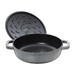 Staub Braisière fonte ronde 28 cm 3,7 L Gris graphite
