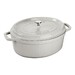 Staub Cocotte fonte ovale 37 cm 8,0 L  Truffe blanche