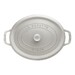 Staub Cocotte fonte ovale 37 cm 8,0 L  Truffe blanche