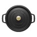 Staub Cocotte fonte ronde 24 cm 3,7 L  Noir mat