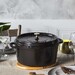 Staub Cocotte fonte ronde 24 cm 3,7 L  Noir mat