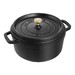Staub Cocotte fonte ronde 26 cm 5,25 L  Noir mat