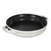 Set de trois pièces en fonte classique Truffe blanche : Poêle + sauteuse + cocotte