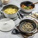 Set de trois pièces en fonte classique Truffe blanche : Poêle + sauteuse + cocotte