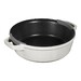 Set de trois pièces en fonte classique Truffe blanche : Poêle + sauteuse + cocotte