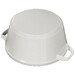 Set de trois pièces en fonte classique Truffe blanche : Poêle + sauteuse + cocotte