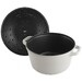 Set de trois pièces en fonte classique Truffe blanche : Poêle + sauteuse + cocotte