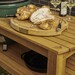 Table en bois d'Eucalyptus pour le Big Green Egg Large