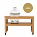 Table eucalyptus Large + 4 roues + housse offerte (sans EGG ni berceau de table)