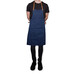 Tablier bbq en coton - bleu nuit