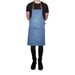 Tablier bbq en coton - denim bleu