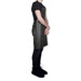 Tablier bbq en cuir - vintage gris