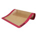 Toile de cuisson en silicone alimentaire - Tapis de 30 x 40 cm RUBAN ROSE