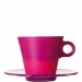 Tasse cappucino avec soucoupe en verre lilas Ooh! Magico