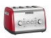 Toaster 4 tranches KitchenAid rouge empire