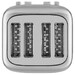 Toaster 4TR. manuel Acier inoxydable