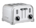 Toaster en acier brossé Cuisinart - 4 tranches