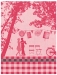Torchon Le Jacquard Français 70x50 Musette rouge 100% coton