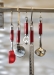 Trancheur à fromage inox poignée rouge