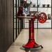 Trancheuse à jambon Manuelle Volano B114 Rouge lame ø319 mm avec son pied