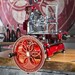 Trancheuse à jambon Manuelle Volano B114 Rouge lame ø319 mm avec son pied