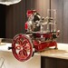 Trancheuse à jambon Manuelle Volano B114 Rouge lame ø319 mm avec son pied
