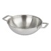 Wok castel pro inox 2 anses 38 cm sans couvercle