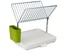 Egouttoir à vaisselle 2 niveaux - Blanc/Vert Y-rack