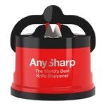 Aiguiseur professionnel AnySharp Pro Rouge manuel avec fixation par ventouse