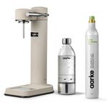 Appareil a gazeifier Creme avec une bouteille en PET recyclable 0,65 litre et une cartouche de gaz CO²