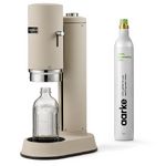 Carbonator Pro Creme avec bouteille en verre 0,8 litre et une cartouche de gaz CO²