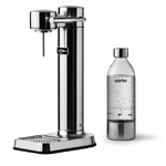 Appareil a gazeifier Inox avec une bouteille en PET recyclable 0,65 litre sans cartouche de gaz CO&sup2;