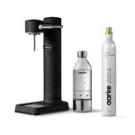 Appareil a gazeifier Noir Mat avec une bouteille en PET recyclable 0,65 litre et une cartouche de gaz CO²