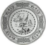 Assiette Dessert 19.8 cm Travail Rebus