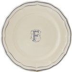 Assiette Canapes 16.5 cm F FILET BLEU MONOGRAMME
