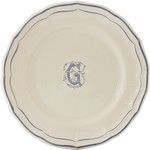 Assiette Canapes 16.5 cm G FILET BLEU MONOGRAMME