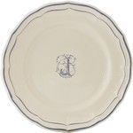 Assiette Canapes 16.5 cm J FILET BLEU MONOGRAMME