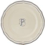 Assiette Canapes 16.5 cm P FILET BLEU MONOGRAMME