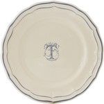 Assiette Canapes 16.5 cm T FILET BLEU MONOGRAMME