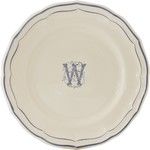 Assiette Canapes 16.5 cm V FILET BLEU MONOGRAMME