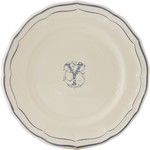 Assiette Canapes 16.5 cm X FILET BLEU MONOGRAMME