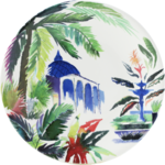 Assiette Dessert 22 cm Orient JARDINS EXTRAORDINAIRES