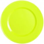 Assiette diametre 19,5 vert anis